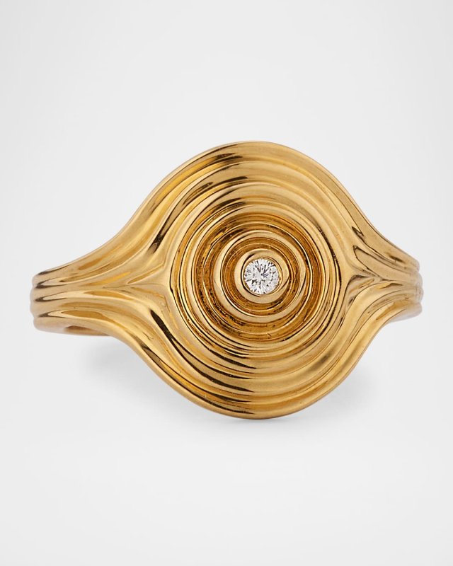 18K Universum Diamond Pinky Ring